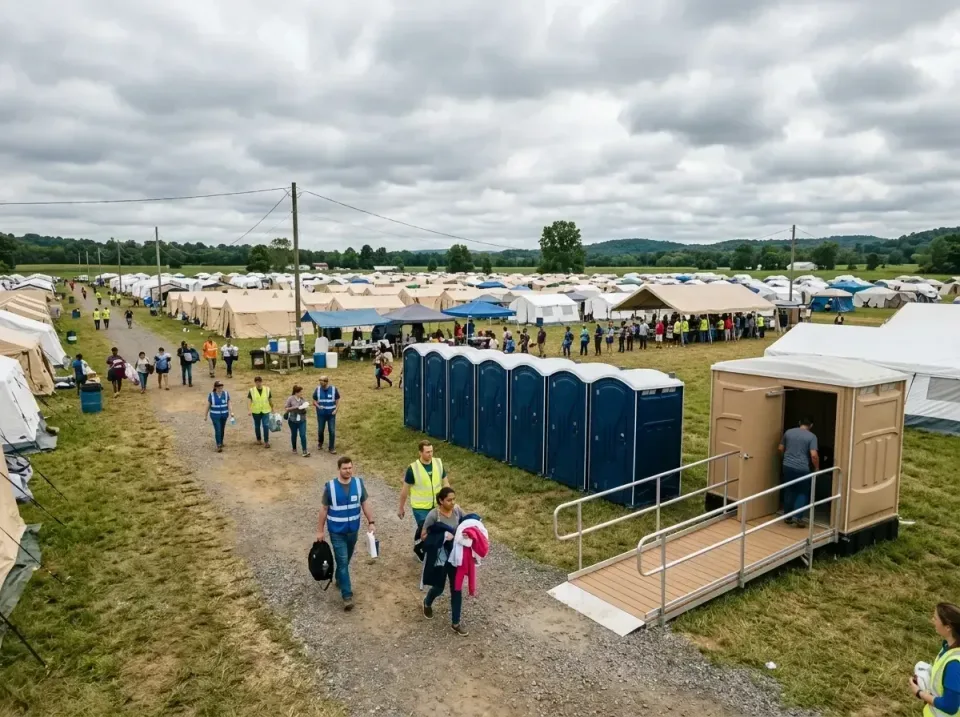 disaster-relief-camp-restrooms-010 — frequently asked questions, Dumpster & Portable Bathrooms Rental in Oakbrook, KY